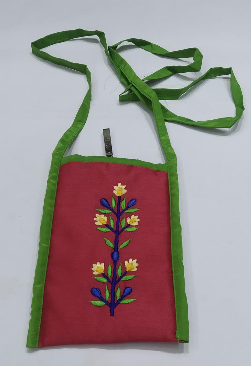 Embroidered Mobile Bags